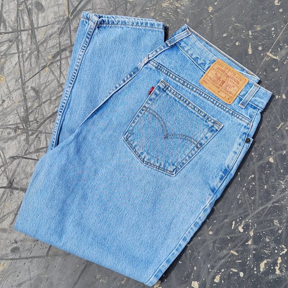 Levi's Denim - Vintage Levi's 550 Relaxed Fit Taper Leg Jeans Made in USA 32x28